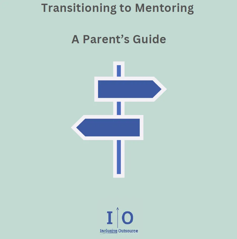 Transitioning to Mentoring - A Parent's Guide image of a signpost with signs pointing in different directions